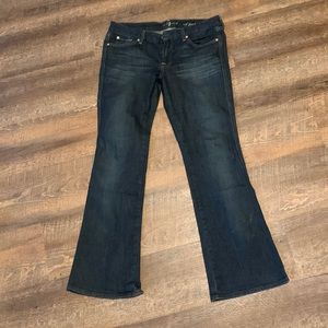 7 for all mankind low rise dark wash A pocket jeans